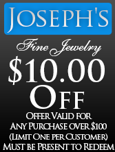 $10.00 Off, Offer Valid for Any Purchase over $100.00 (Limit One per Customer, Must be Present to Redeem) 